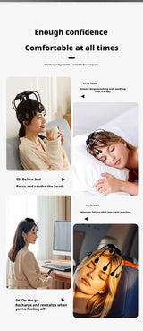 Electric Octopus Head Massager 10/14 Claws Smart Scalp Massage Device Relax Stress Relief Deep Tissue Home Head Spa Massager