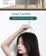 Octopus Head Massager Scalp Massager Relaxation Relief Body Massager Remove Muscle Tension Tiredness Metal Head Relax Massager