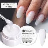 UR SUGAR 6 IN 1 Extension Nail Gel 15ML Clear Quick Builder Nail Gel Semi Permanent Self-leveling UV Construction Gel Soak Off