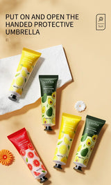 SADOER Hand Cream Set 5pcs Moisturizing for Dry Hands Travel Size Hand Lotion Gift Set to Nourish and Repair Dry Cracked Hands