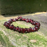 Natural Garnet Bracelet For Woman Crystal Bracelet Jewelry Red Stones Healing Energy Gift Lucky