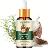 Rosemary Oil Hair Essential Coconut Oil Improve Hair Loss And Nourishes Strengthen Hair Roots Scalp Treatment Hair Care