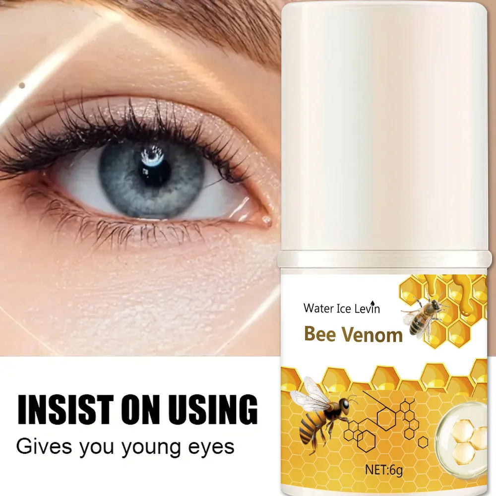 Bee Venom Eyes Cream Stick Dark Circles Remove Eye Bags Under Eye Hyaluronic Acid Moisturizing Serum Against Puffiness Eye Care