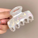 Red Acetate Hair Crabs 5.5cm Long Hair Clips for Girls And Women Korean Fashion Tie up Hair Accessories