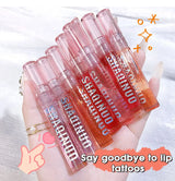 Four pack lip gloss set box, water gloss jelly lip gloss, moisturizing glass lips, not easy to stick to cup