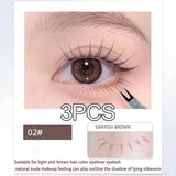Double-claw eyeliner extremely thin two-claw lower eyelashes eyeliner liquid pen is waterproof, non-smudge and sweat-proof