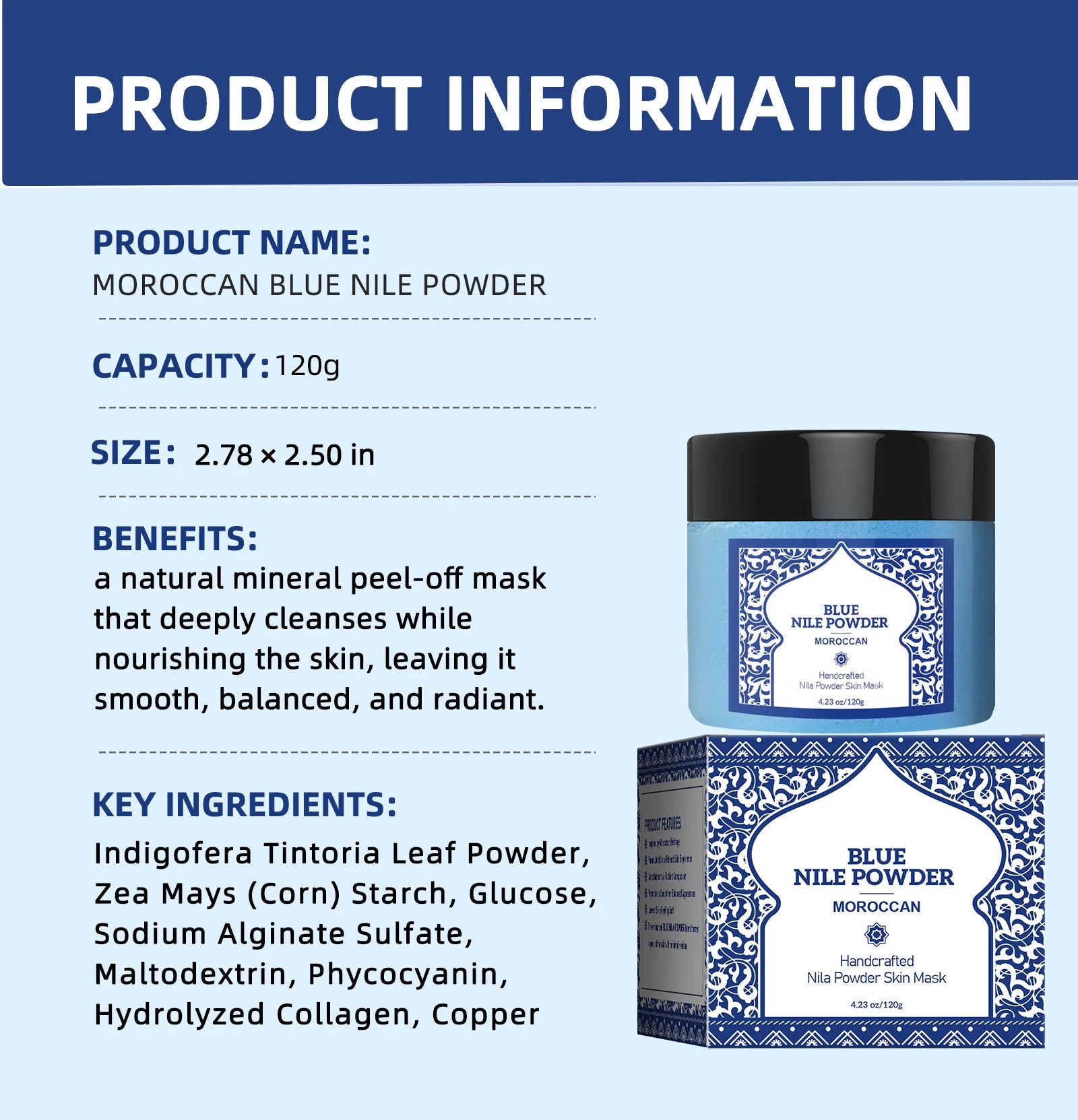 15-Min Mineral Skin Reset Mask 120g - Moroccan Lathering Powder for Face & Body, Deep Cleanse & Perilla Leaf Nourishment.