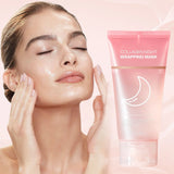 Hydrating Face Mask  Reduces Sagging Collagen Overnight Firming Mask for Elasticity Dullness Wrapping Peel-Off Mask Skincare