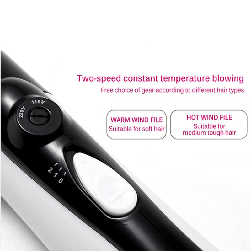 Hot Air Brush One Step Hair Dryer Brush Volumizer Dry Straighten Curl Comb Negative Ionic Hair Styler