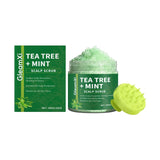 Tea Tree Scalp Scrub Anti-Dandruff Oil Control Refreshing Fluffy Anti-Breakage Soothing Nourishing Hair Deep Cleansing Shampoo