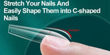 Luxury False Nail Tips Soft Gel Fingertip Semi-matte Capsules Almond French Coffin Full Cover Artificial Fake Nails Extension