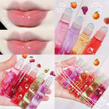 Roll-On Lip Oil Moisturizing Lip Balm Liquid Nourishing Lip Oil Colorless Transparent Fruit Lip Oil New Valentine's Day Gift Lip Balm