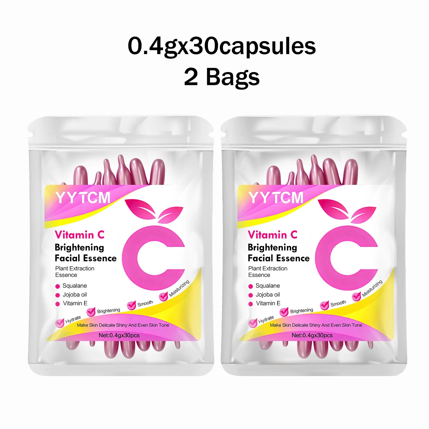 Vitamin C Brightening Serum Capsules – Hydrating Facial Serum