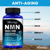NMN Supplements-for Improving Nad Levels,Cell Repair&Growth,Immunity,Energy,Muscle& Healthy Aging,Increases Skin Elasticity