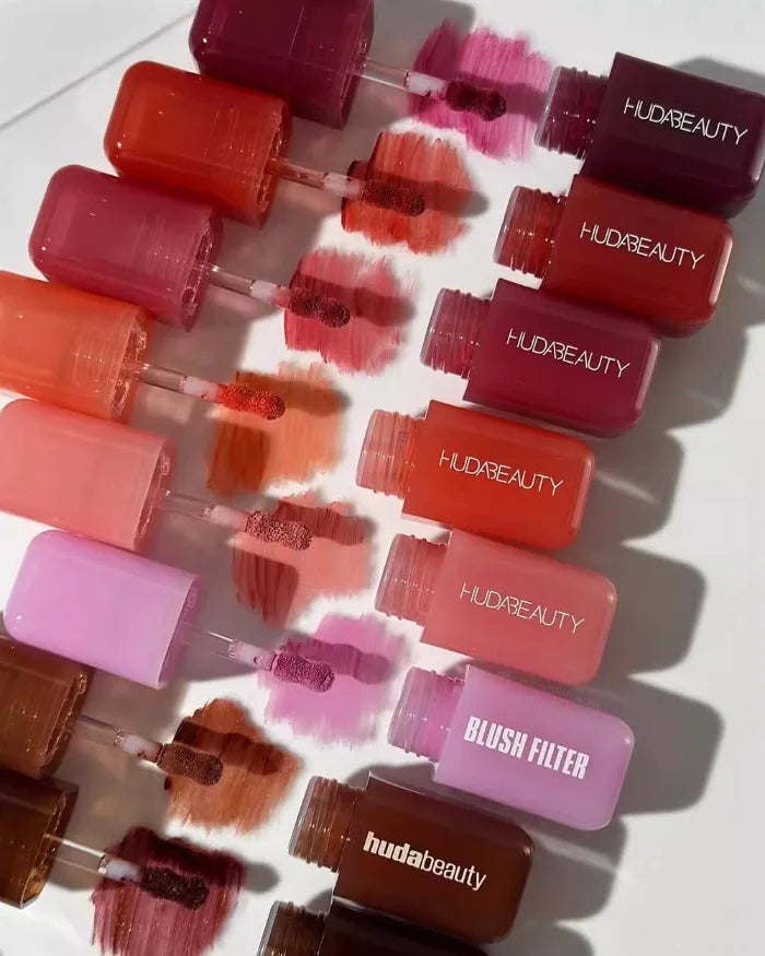 Fashion Beauty Blush Filter Soft Glow Liquid Blush Shiny Lip Gloss Blusher Lipstick Cotton Candy Bubblegum Concealer Cosmetics