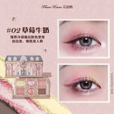 Flower knows Strawberry Cupid Collection Facial Complexion Palette Blush Eyeshadow Highlighter Flower Know Face Bronzer Palette