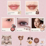 Flower Knows SWEETIE BEAR Makeup Box Gift Set All In One Perfume Shimmer Eye Shadow Palette Blush Lip Jelly Box 10 PCS