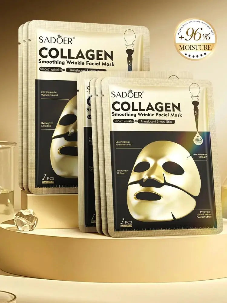 Sadoer Gold Collagen Mask Moisturizing Anti-Aging Anti-Wrinkle Mask Sheet Collagen Mask Skin Care Products