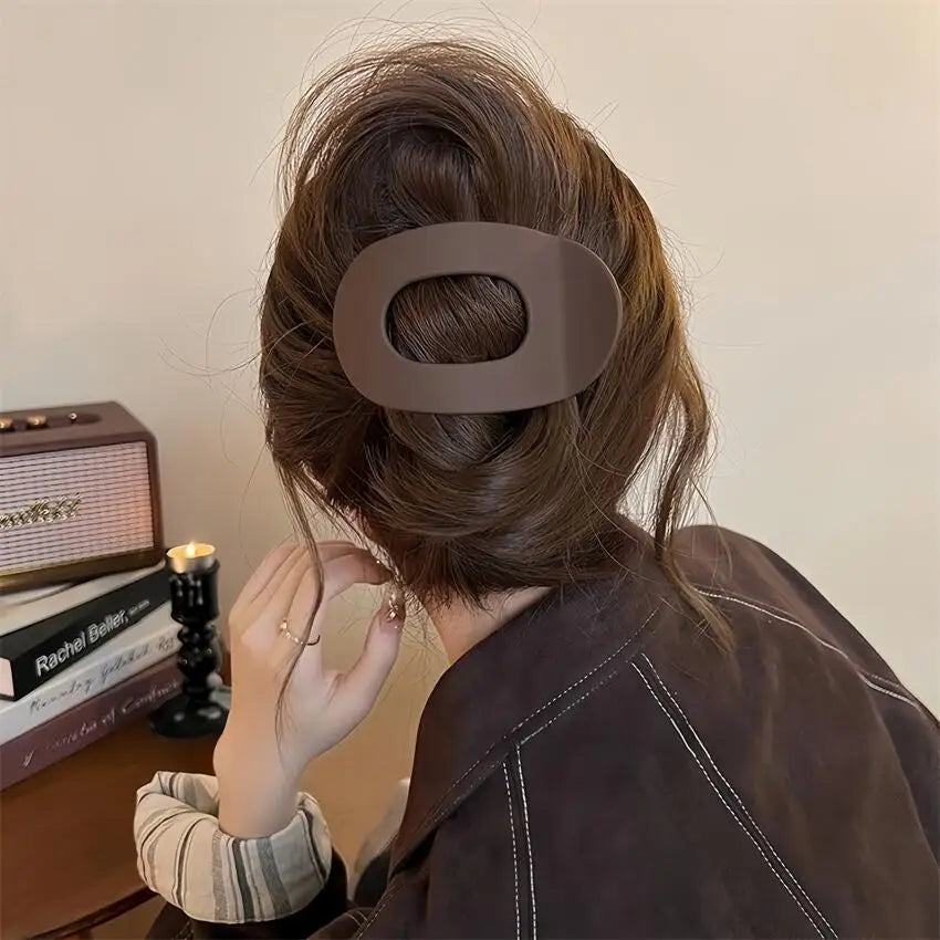 Korean Elegant Hair Claws Crab Matte Acetic Acid Hair Clip Spoon Hairgrip Hairpin New Barrettes Ponytail Women Hair Accessories