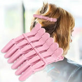 6PCS Alligator Hair Clips Hairdressing Clamps Barber Crocodile Hairpin Claws Section Clip Salon Styling Tools Hair Accessories