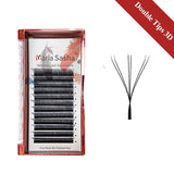 MARIA W Shape Eyelash Extensions  3D 4D 5D 6D 7D Premade Fans Speed Eyelash Extensions Natural Soft Light Full Dense