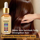 YUITIKUE 10-IN-1 Castor Seed Hair Oil | Natural Blend Of Batana, Rosemary & Biotin | For Deep Nourishment & Healthy Hair & Scalp