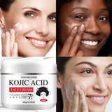 YOUNGCOME Kojic Acid Serum &Cream Bundle - Brightening Set for Dark Spots, Acne Scars, Anti-Aging Evens Skin Tone 2-in-1 Skincar