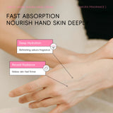 LAIKOU Cherry Blossom Hand Cream Moisturizing Nourishing Brightening Hydrating Hand Lotion Creams Intensive Repair Hand Balm