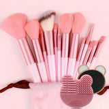 33pcs beauty set makeup kit  large and small beauty sponges for flawless makeup application and removal of makeup full set