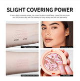 Demi Matte Natural Finish Baked Brighten Color Correcting Powder Foundation Buildable Light to Coverage Oil Control Makeup