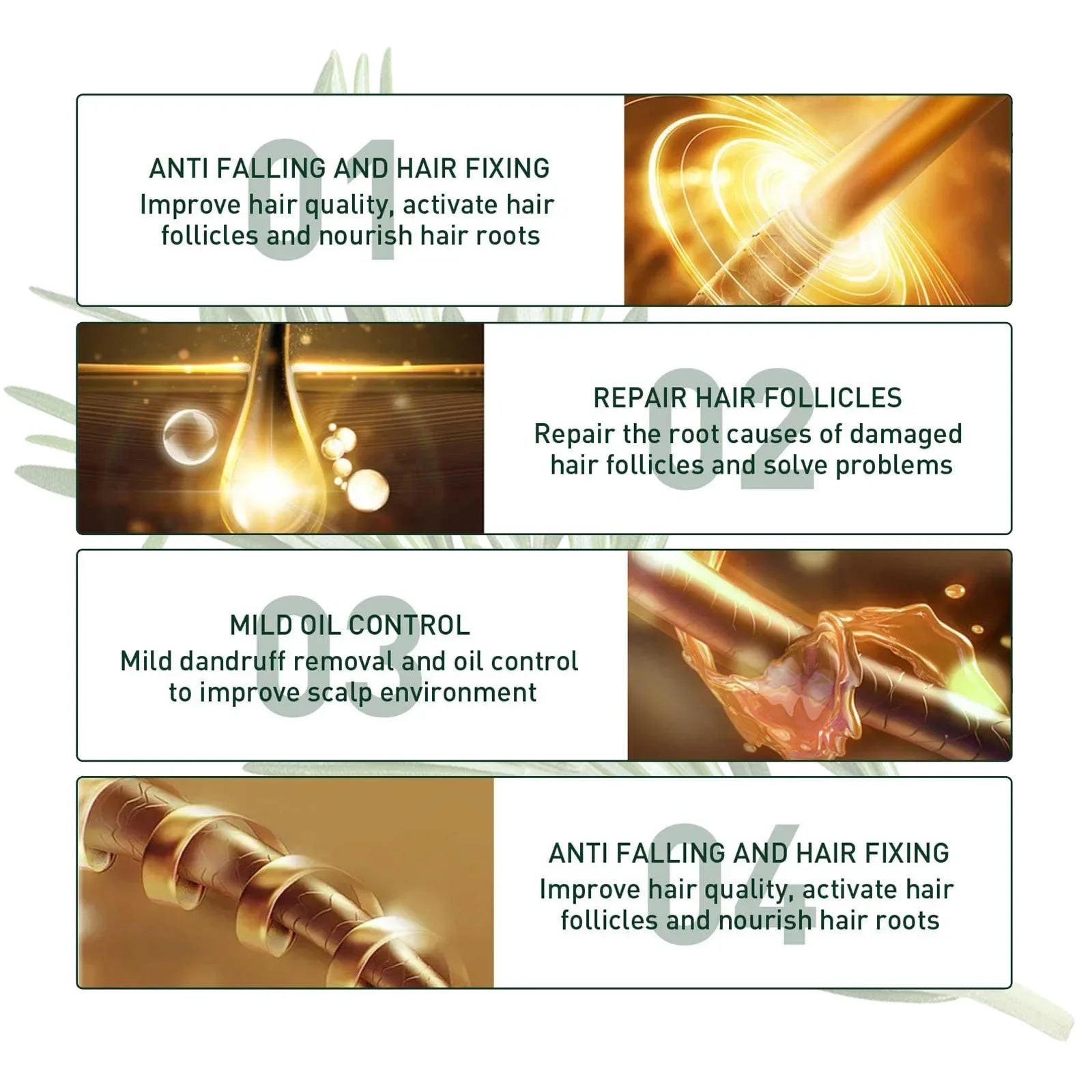 Rosemary Hair Growth Oil Anti-frizz Dandruff Treatment Scalp Damaged Nourishing Anti Hair Loss Serum Pure Rosemary Essential Oil