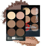 6-color Blush and Contouring All-in-one Palette Pearlescent Matte Powder Face Blusher Glitter Highlighter Blush Makeup Palette
