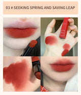 TX010 Thin Tube Matte Lipstick Waterproof Sweatproof Long-Lasting Makeup Resistant Dual Use on Lips And Cheeks