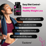 Glucomannan and Chromium Picolinate Supplements, Supports Gut Health, Fat Burning, Energy Metabolism, Weight Management,
