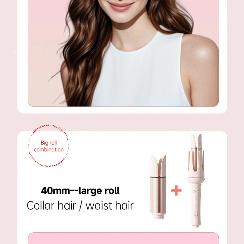 32MM Automatic Hair Curler Auto Rotating Ceramic Hair Roller 40mm Big Waver Professional Curling Iron Curling Wand Hair Waver