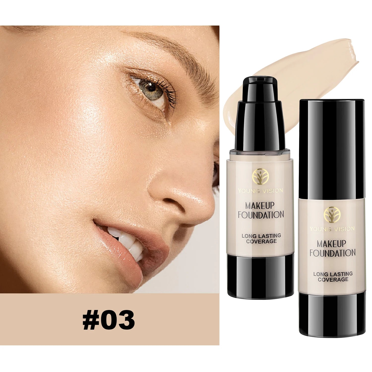 3 Colors Silky Concealer Cover Acne Marks Spots Dark Eye Circles Face Brightening Skin Whitening Concealer