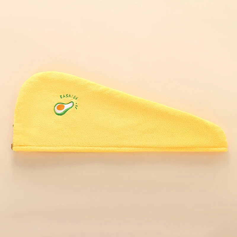 1pc Soft Quick-Dry Hair Towel  - Absorbent Hair Drying Wrap for Women Girls, Bathroom Essential Hair Hat