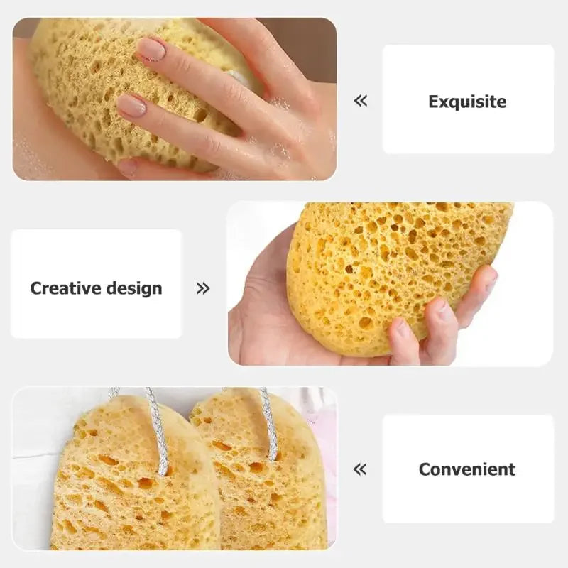 1PCS ponge Body Shower Bath Sponges Foam Loofah Scrubber Exfoliating African Net Scrubbing Wash Women Pouf Brush Puff Soothing