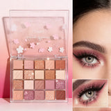20-Color Eyeshadow Palette with Glitter, Shimmer, and Matte Finishes – Instagram Makeup Palette