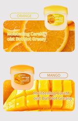 8 Pieces Vaseline Lip Balm Set Rose Lemon Flavor Moisturizing Anti-Dry Crack Long Lasting Nourishing Lip Mask Lip Care