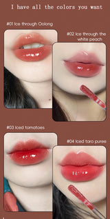 Lip Gloss Long-lasting Moisturizing Easy Halo-dyeing Waterproof Mirror Water Glass Lip Gloss Transparent Color Cosmetics