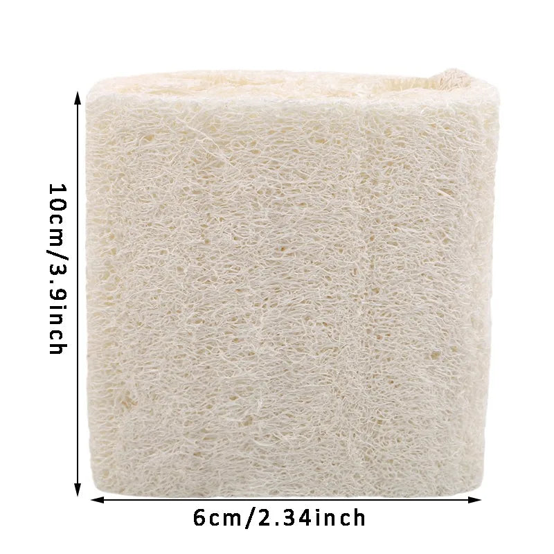 1/3pcs Organic Loofahs Loofah Spa Exfoliating Scrubber Natural Luffa Body Wash Sponge Remove Dead Skin Made Soap Dishwashing