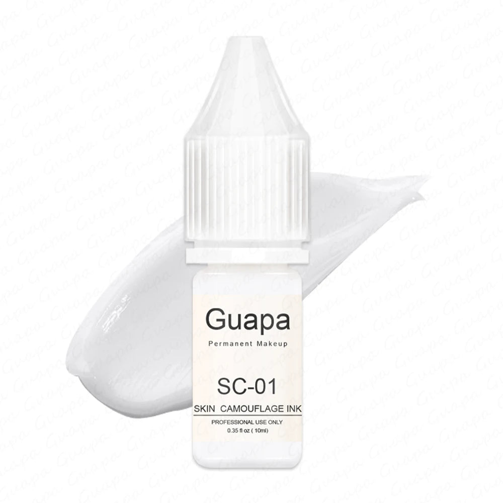 Guapa 10ml Permanent Makeup Ink Stretch Mark Camouflage Pigments Skin Tone Scar Camouflage Tattoo Ink for Restore Skin Tone