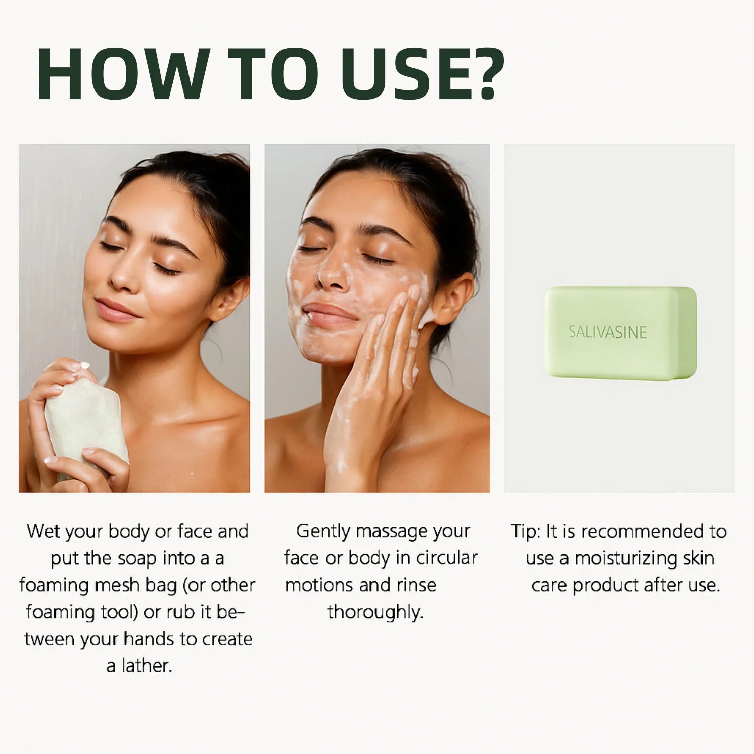 Tea Tree Oil Soap Bar for Men & Women, Deep Cleansing, Soothing for Dry Skin, Body Odor Care, Exfoliates & Firms Skin, 100g