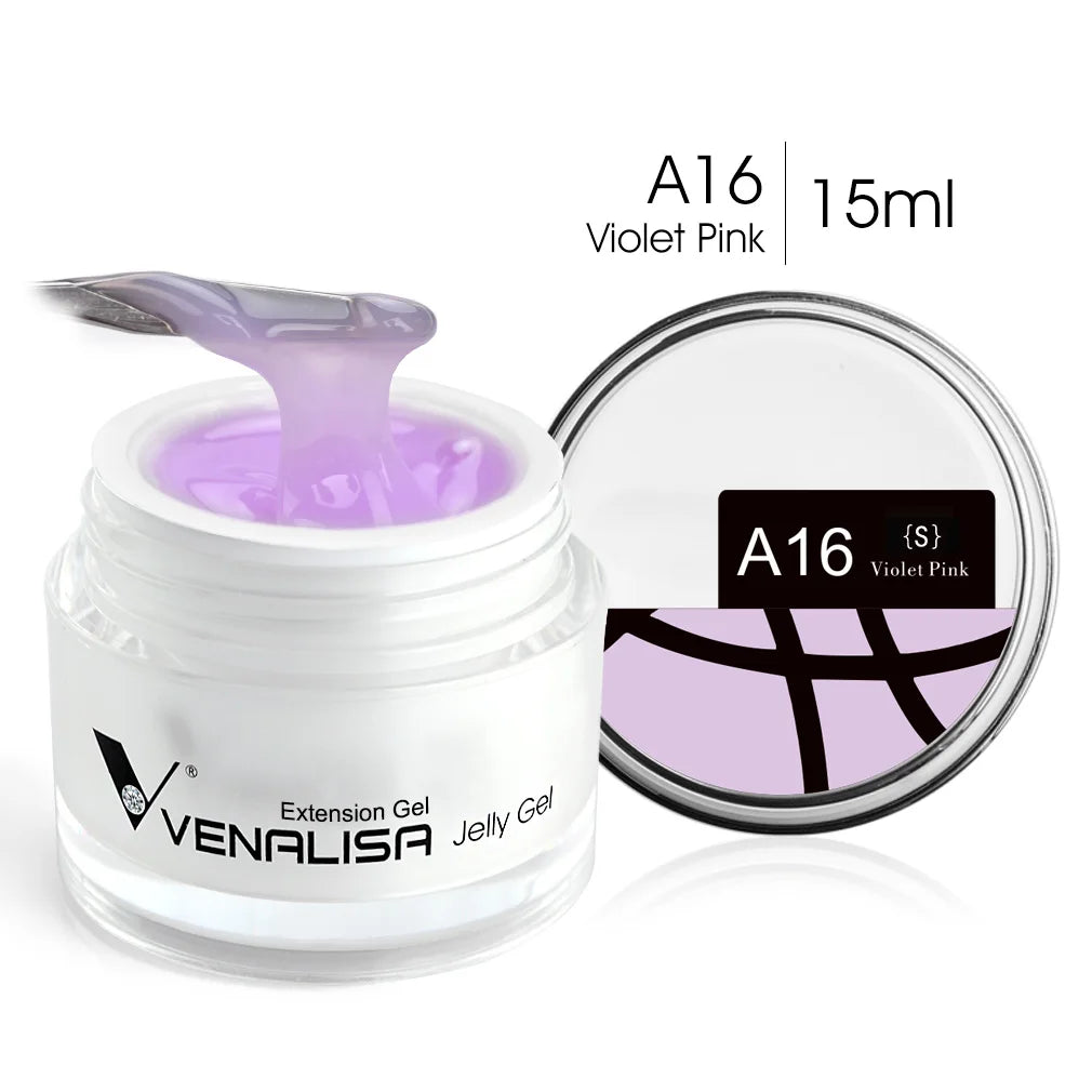 VENALISA Clear Color Extension Gel Pearl Glittle Gel Canni Supply Camouflage Fasting Jelly Nail Gel Self Leveling Acrylic Gel