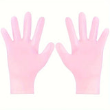 2Pcs Reusable Silicone Moisturizing Gloves, Exfoliating Spa Hand Masks for Dry Cracked Skin, Soft Smooth Hand Care Tools