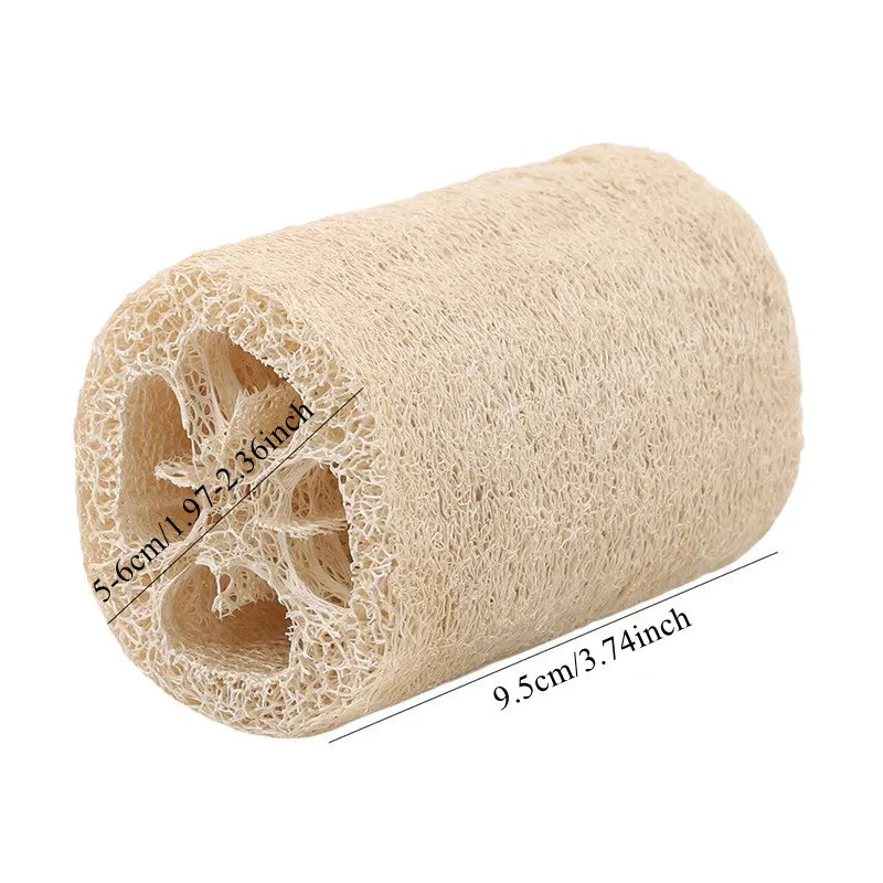 1/3pcs Organic Loofahs Loofah Spa Exfoliating Scrubber Natural Luffa Body Wash Sponge Remove Dead Skin Made Soap Dishwashing