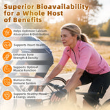 BBEEAAUU Vitamin D Calcium Capsules Helps Calcium Absorption Strengthen Bone and Tooth Improve Osteoporosis Adult Health Food