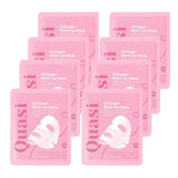 4PCS Quasi-Biological Collagen Hydrating Mask Overnight Brightening Anti-Aging Pore Minimizing Fine Line Reducing Mask Face Care