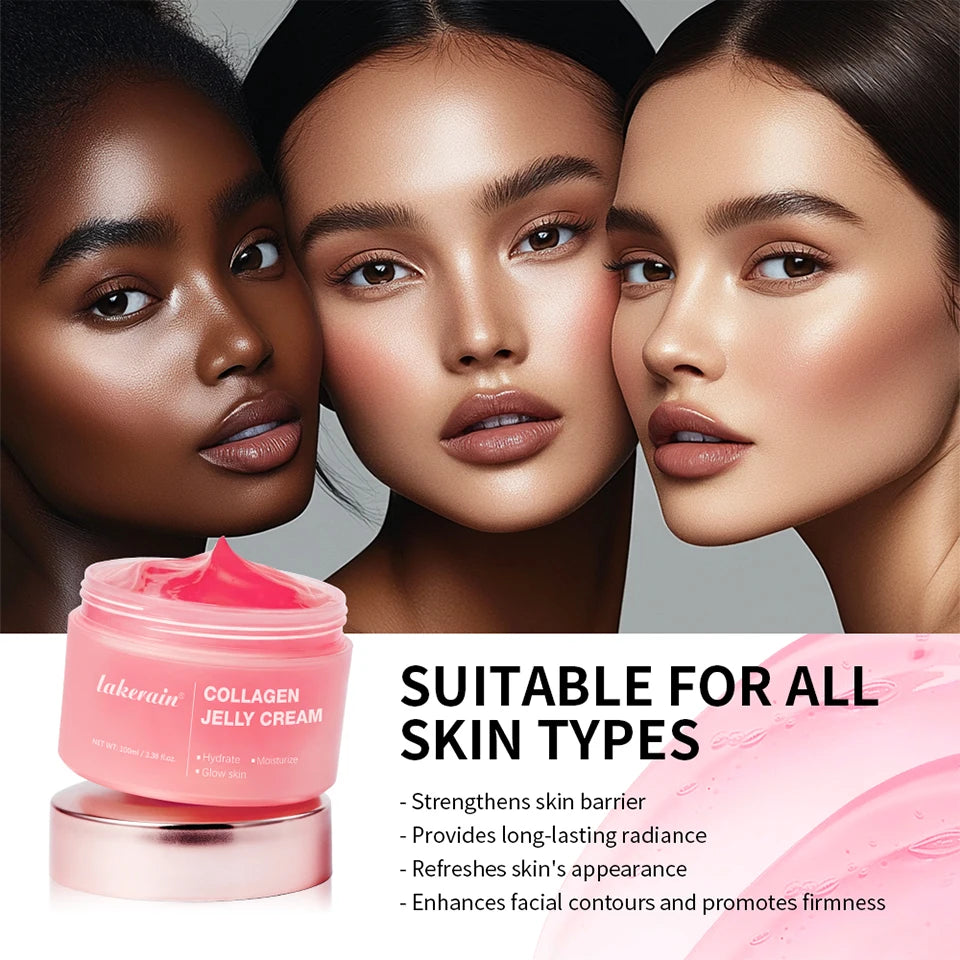 Anti Aging Collagen Face Cream 100ml Niacinamide Moisturizer Hydrating Gel For Tightening Soothing Firmness Skincare